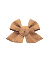 Chestnut Brown Pinwheel Bow